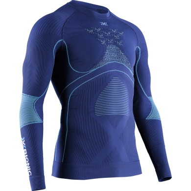 X-Bionic Funktions-Langarmshirt Rundhals Energy Accumulator 4.0 Unterwäsche navyblau Herren